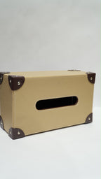 Leather double Tissue box