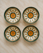 Imported Moroccan Ceramic Bowl Set – 4 PCS (4.5 Inch) | Living By Aad