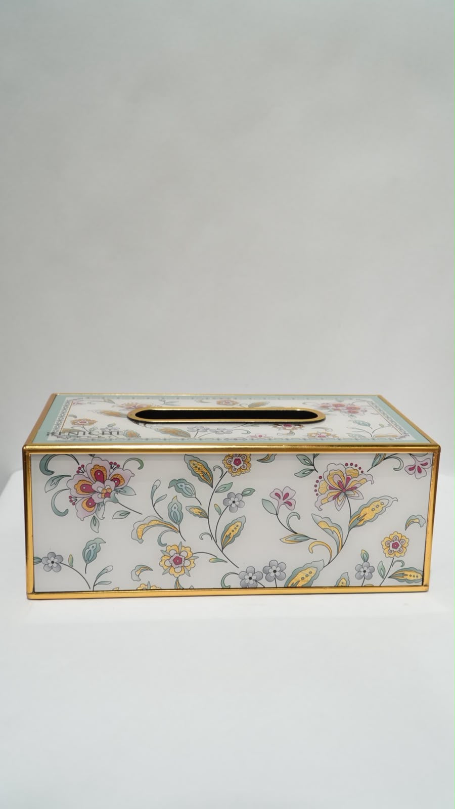 Tissue box metallic 03