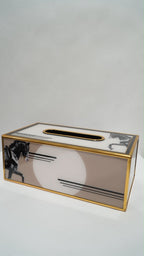 Tissue box metallic 02