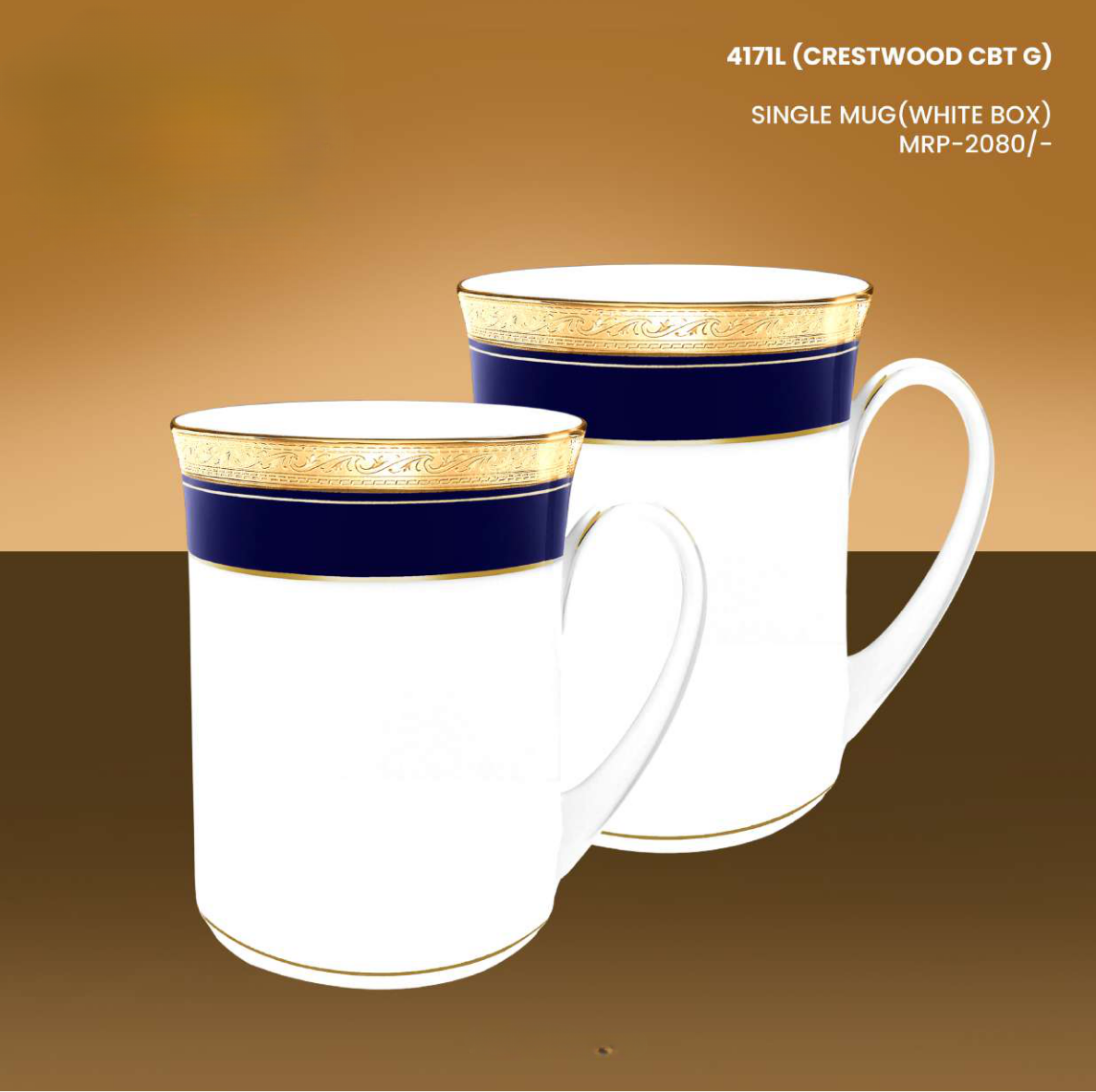 CRESTWOOD CBT G  SINGLE MUG(WHITE BOX)