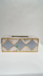 Tissue box metallic 01