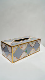 Tissue box metallic 01