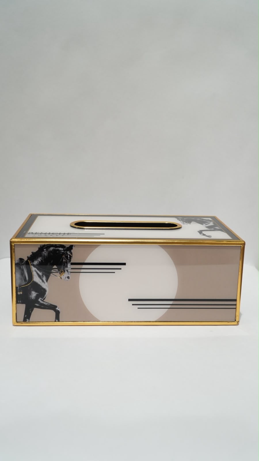 Tissue box metallic 02