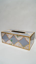 Tissue box metallic 01