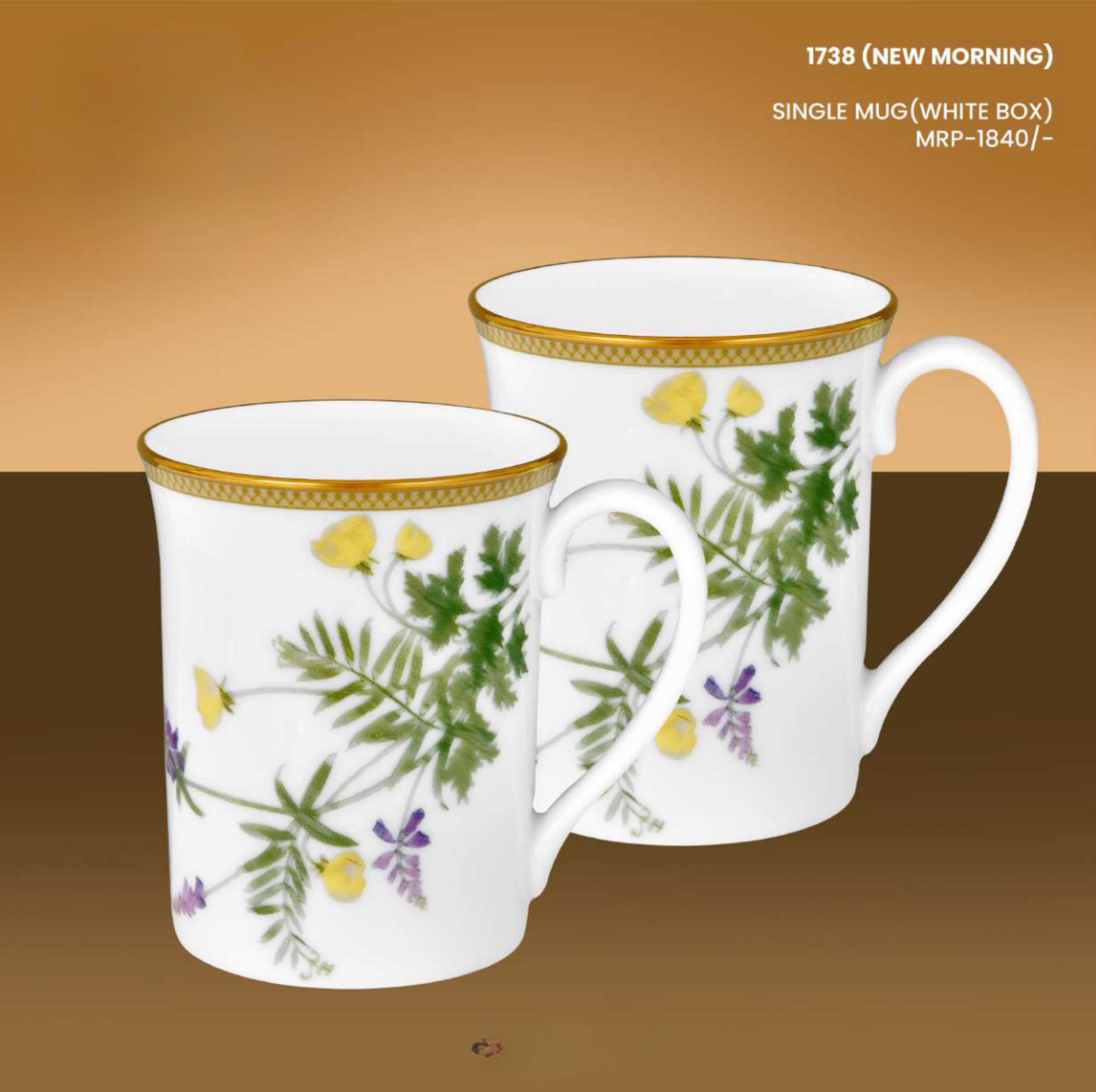 NEW MORNING SINGLE MUG (WHITE BOX)