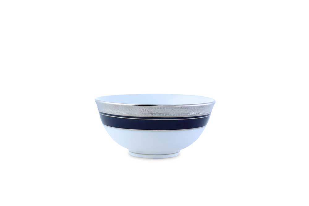 Crestwood Cobalt Platinum 21pc Dinner Set with Gift Box