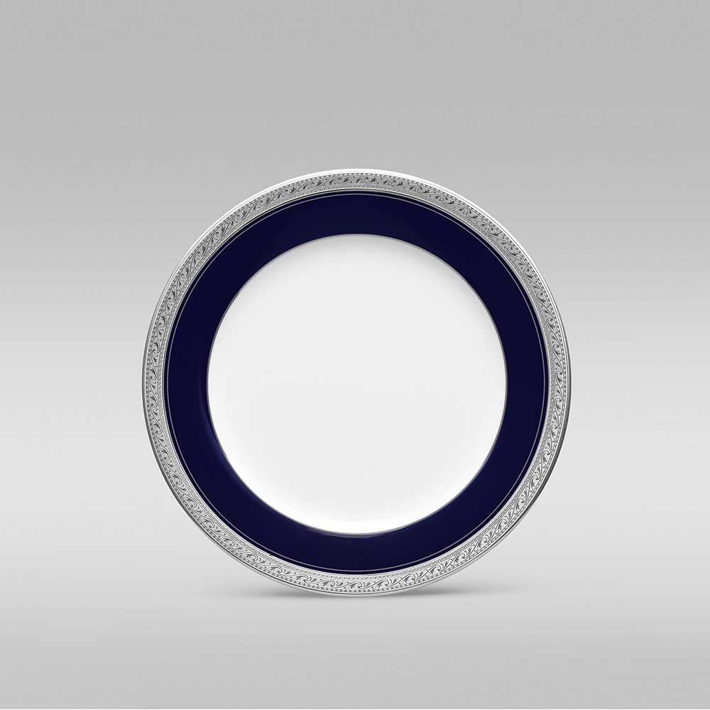 Crestwood Cobalt Platinum 21pc Dinner Set with Gift Box
