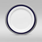 Crestwood Cobalt Platinum 21pc Dinner Set with Gift Box