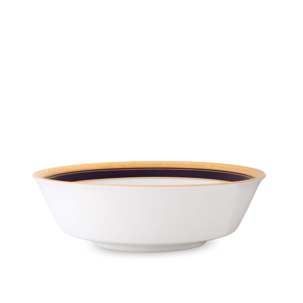 Crestwood Cobalt Gold 21pc Dinner Set with Gift Box