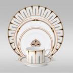 Empire Gold 21 pc Dinner Set with Gift Box