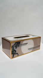 Tissue box metallic 02