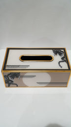 Tissue box metallic 02