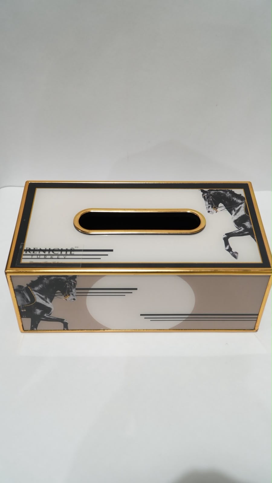 Tissue box metallic 02
