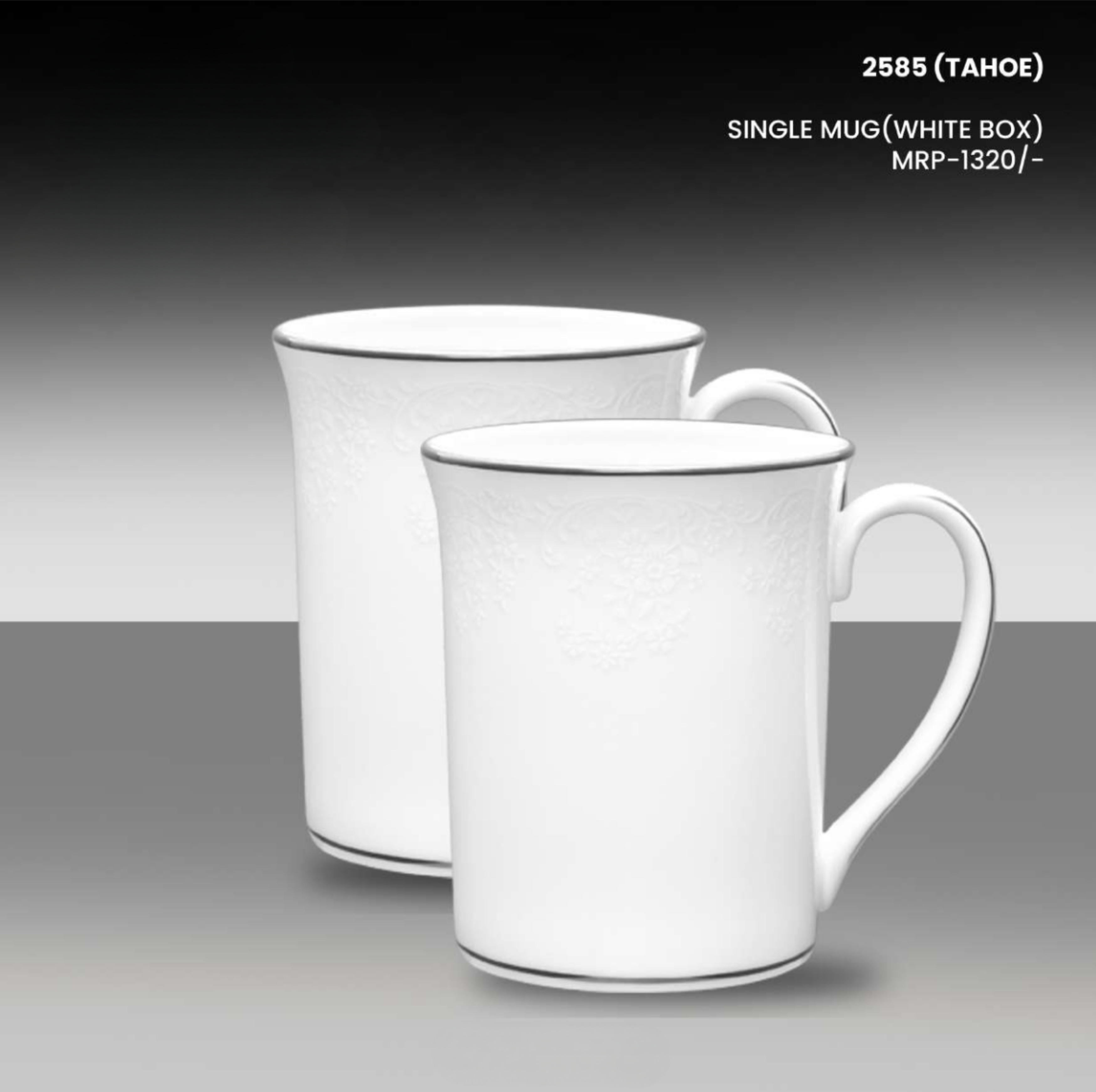 TAHOE SINGLE MUG(WHITE BOX)