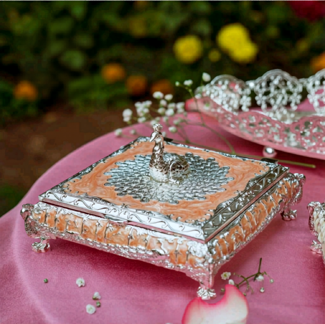 Peacock Mukhwas Box