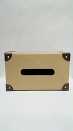 Leather double Tissue box
