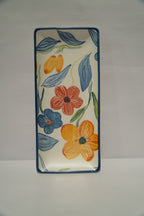 Rectangular Platters – Set of 2 (Blue Blossom)