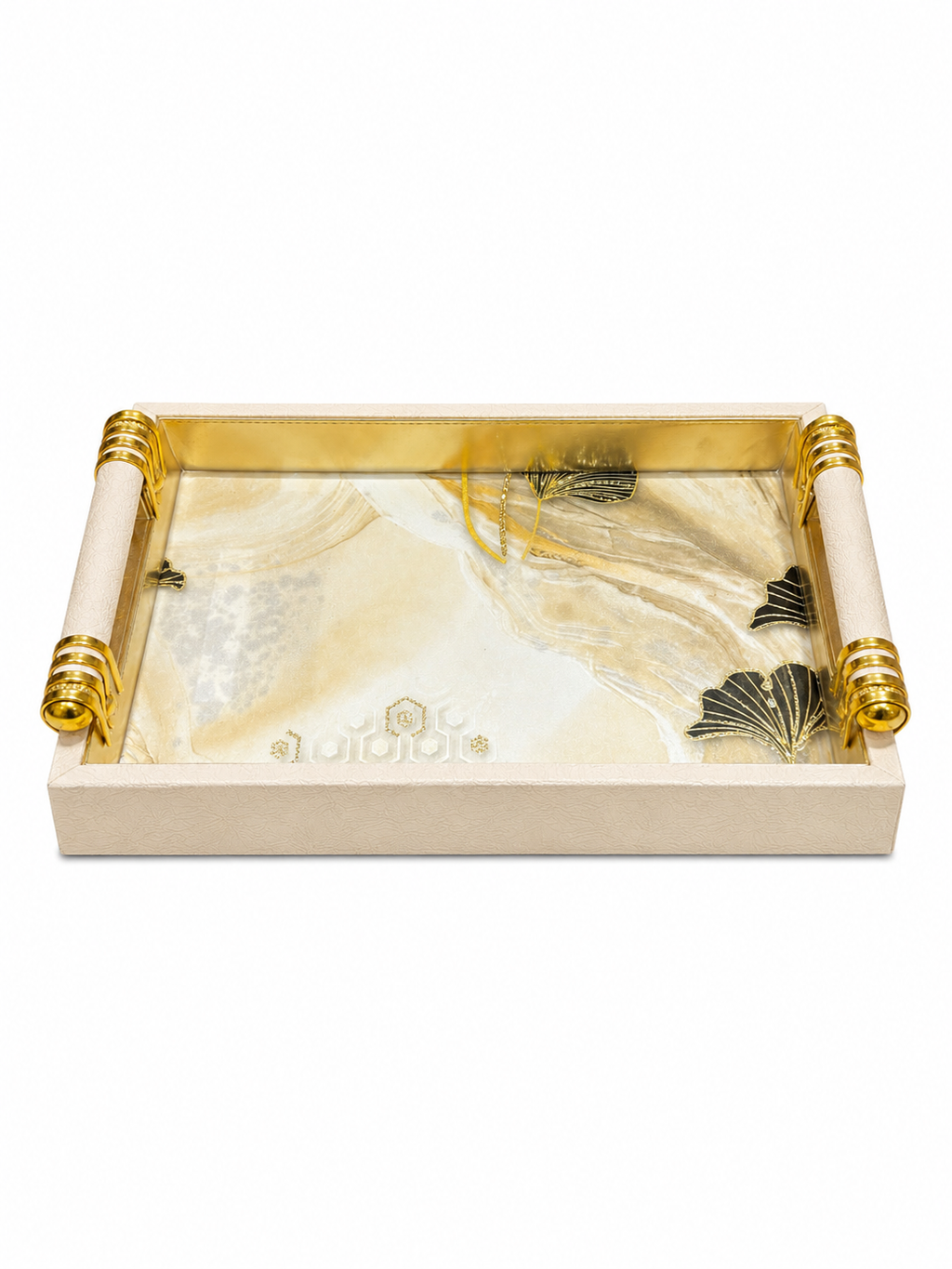 Diamond leather Tray01