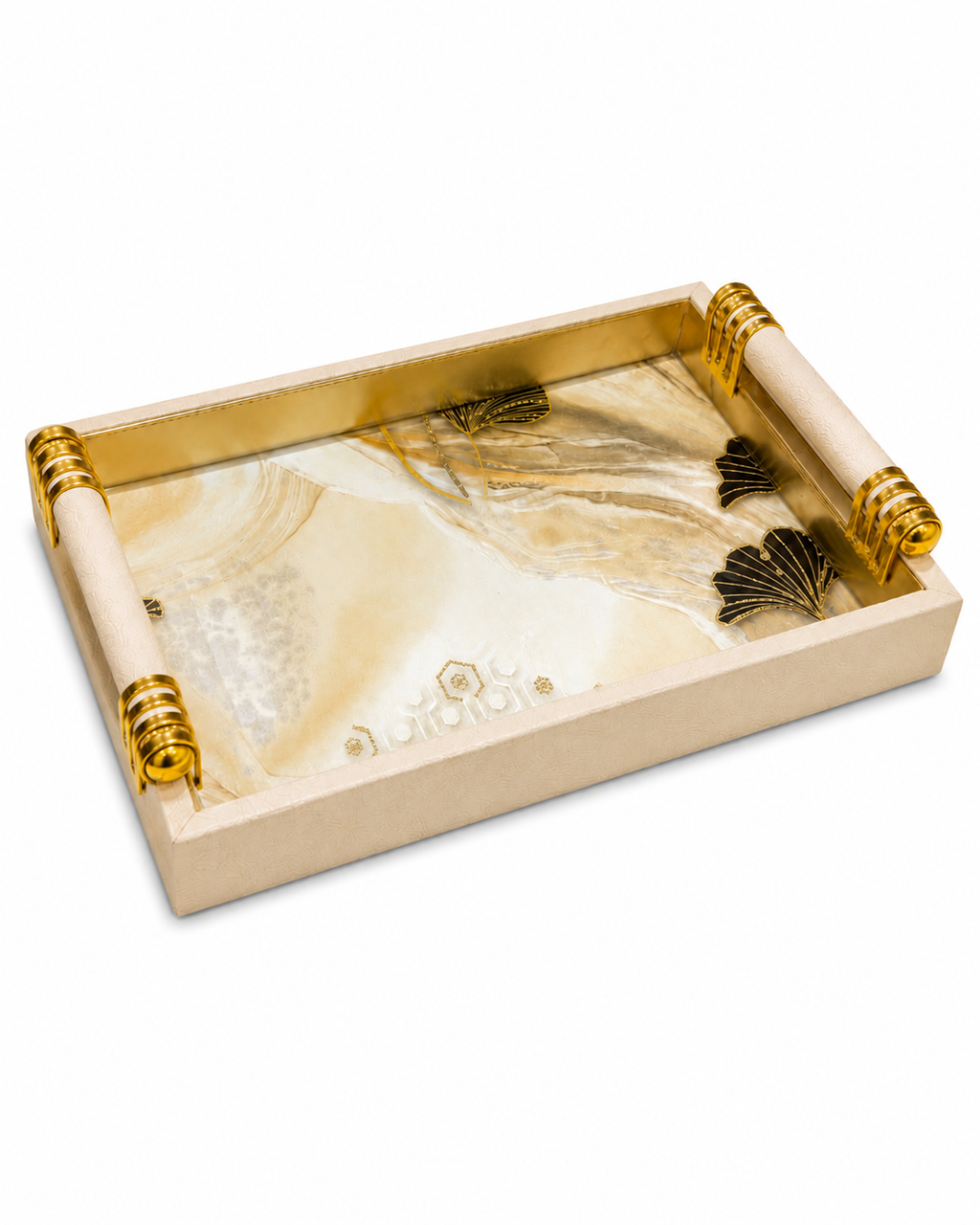 Diamond leather Tray01