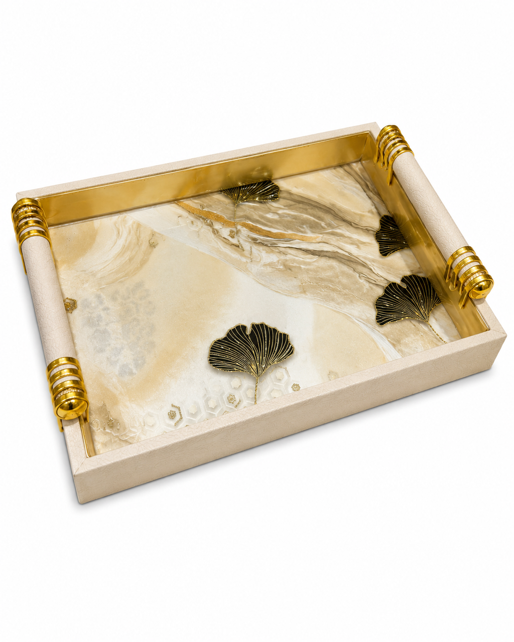 Diamond leather Tray01