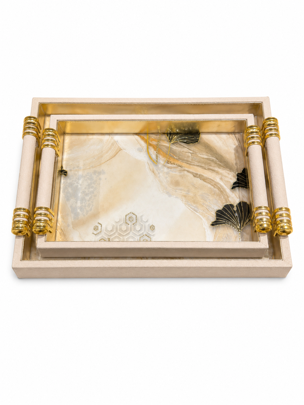 Diamond leather Tray01