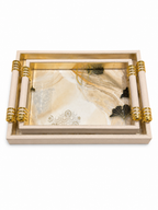 Diamond leather Tray01
