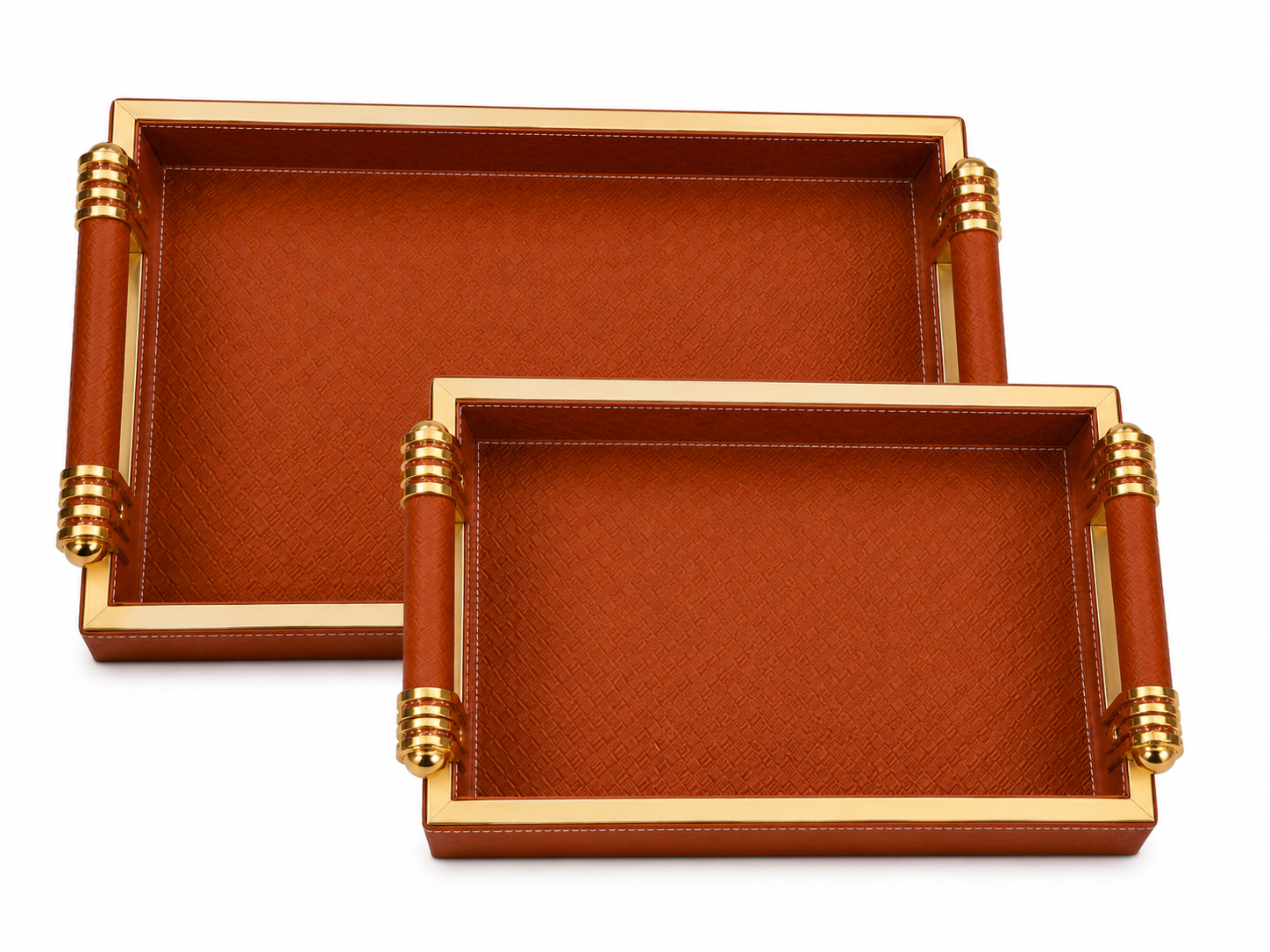 Diamond leather Tray05