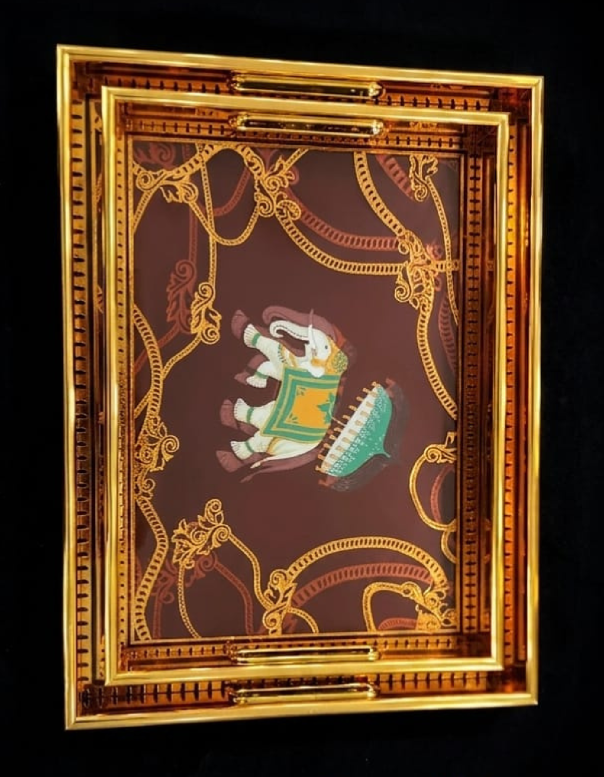 Gold tray 08 for set of 2
