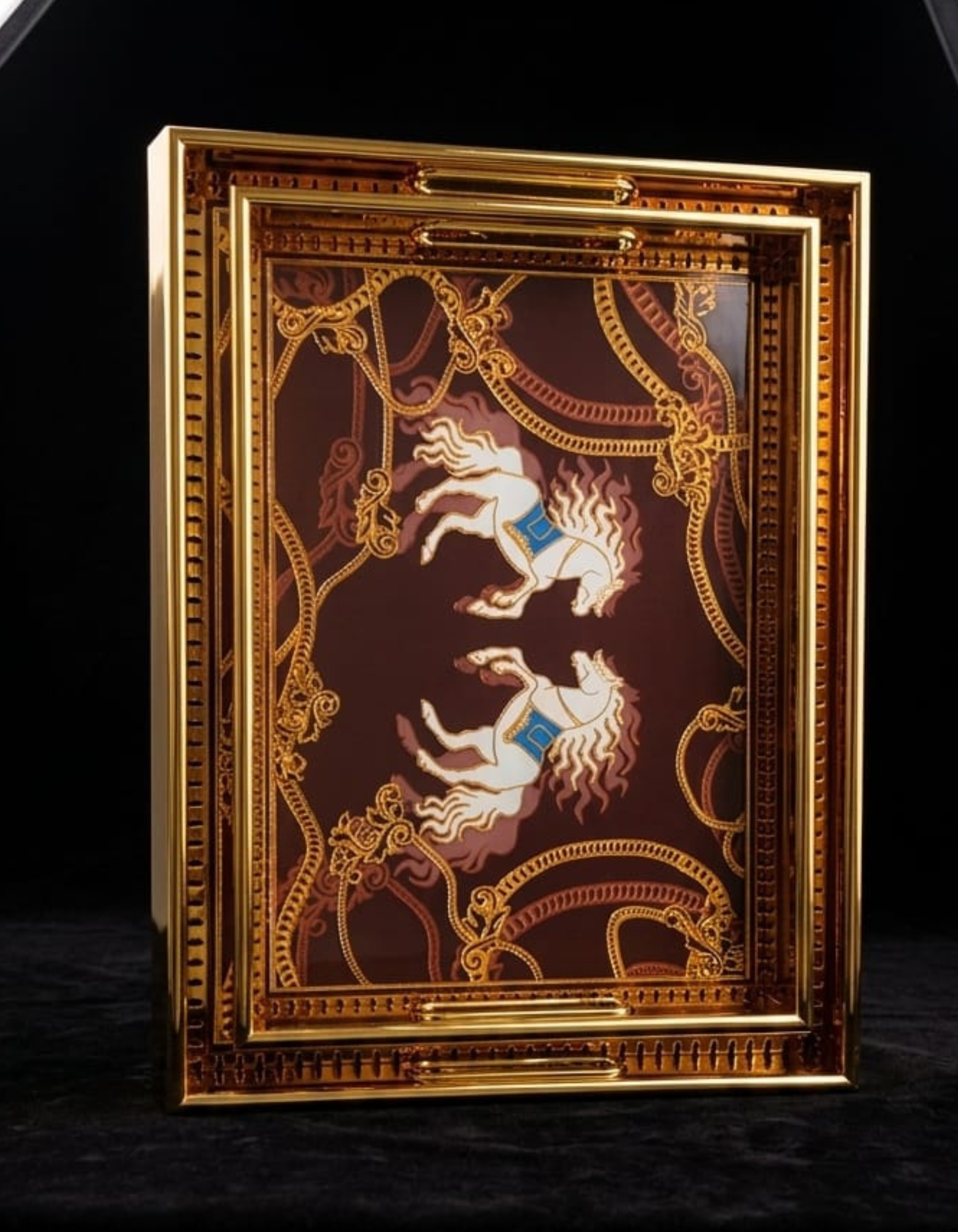 Gold tray 04 for set of 2
