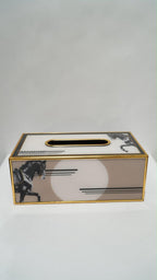 Tissue box metallic 02