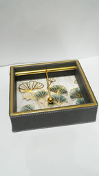 Leather tissue holder 01