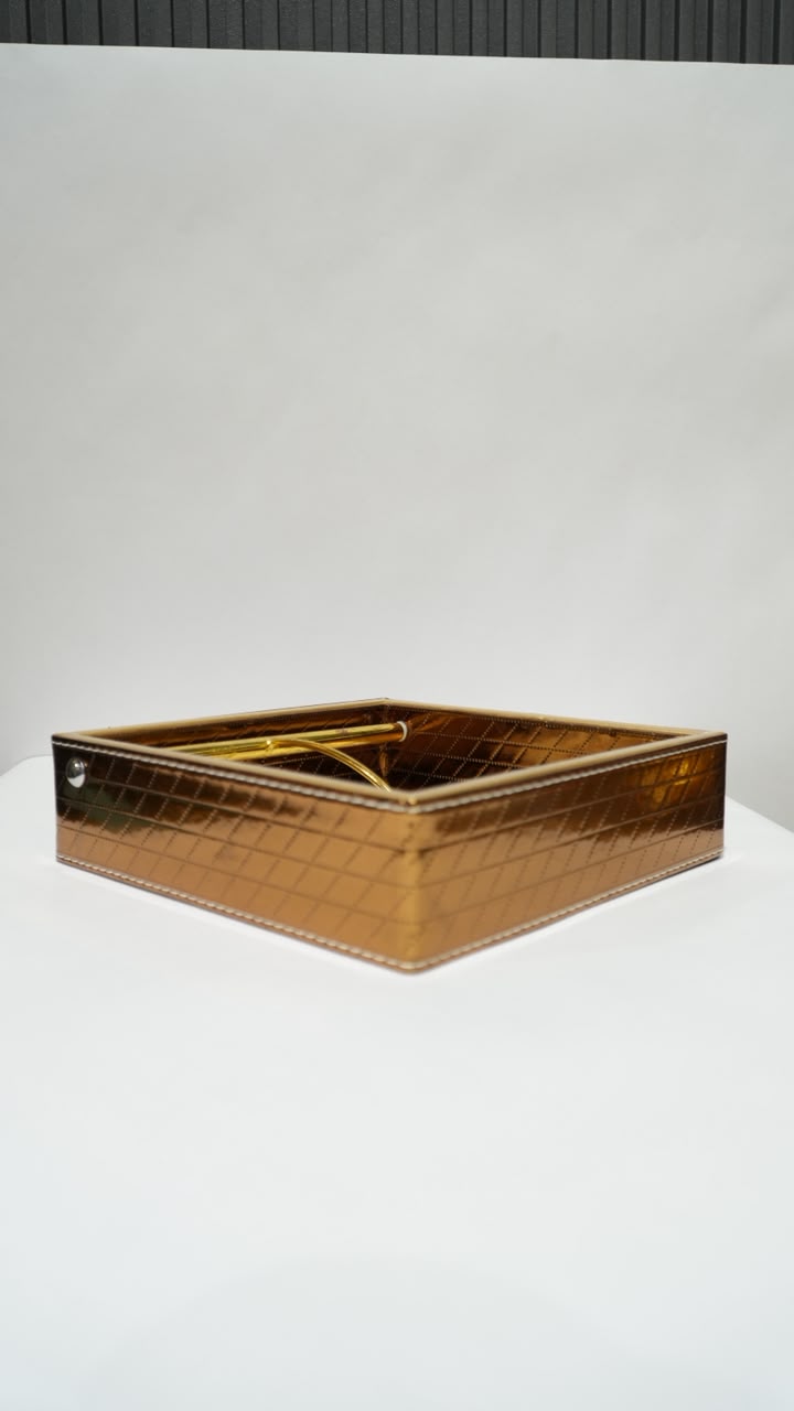 Leather tissue holder 01