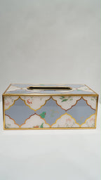 Tissue box metallic 01