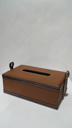 Leather Bouble color Tissue boxe