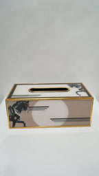 Tissue box metallic 02