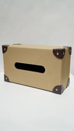 Leather double Tissue box