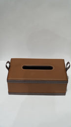Leather Bouble color Tissue boxe