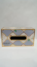 Tissue box metallic 01